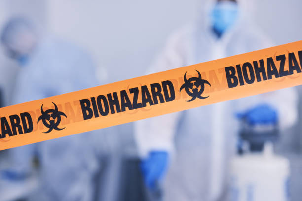 Professional Biohazard technician working in Patton, CA